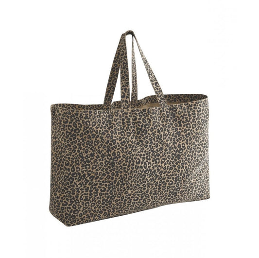 Extra large Leopard print bag