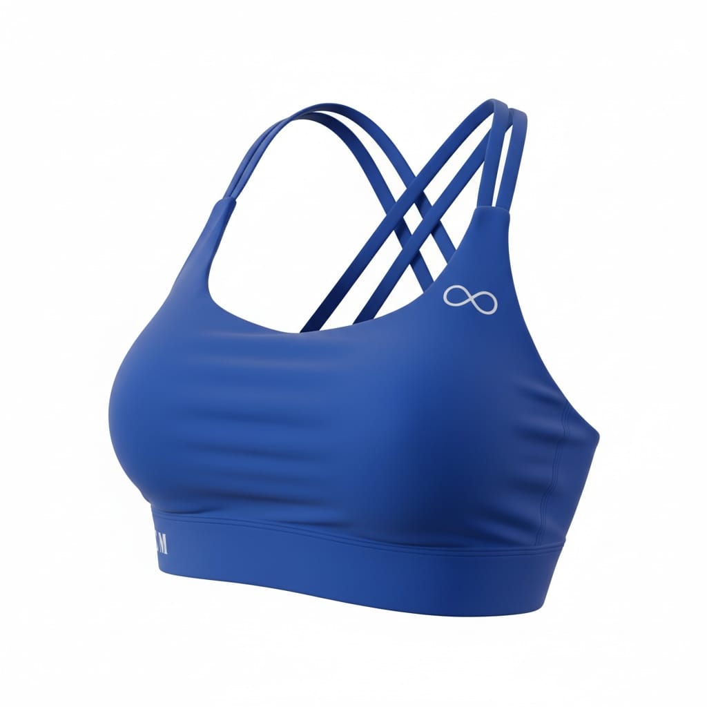 Royal blue yoga top