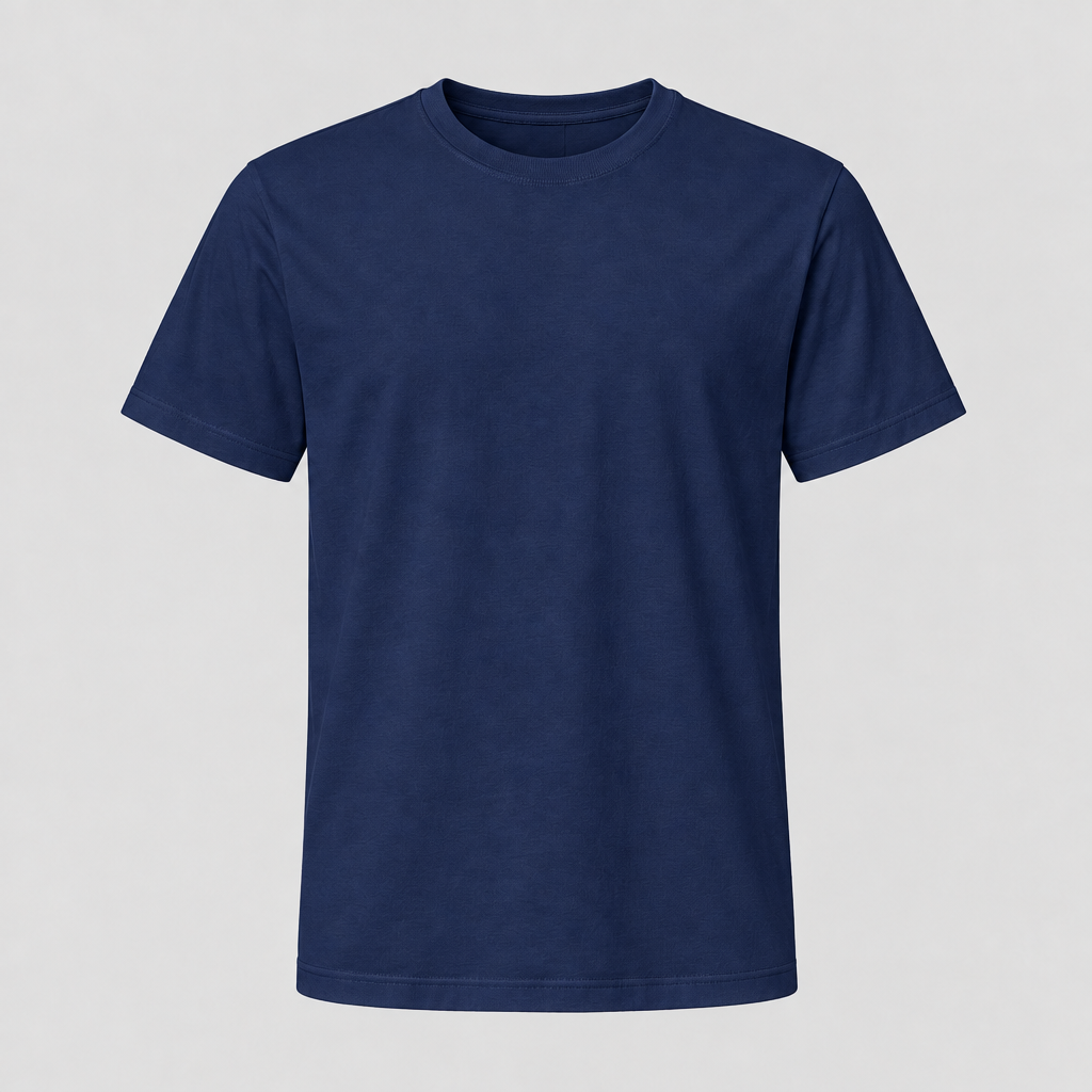 Navy T-shirt mockup