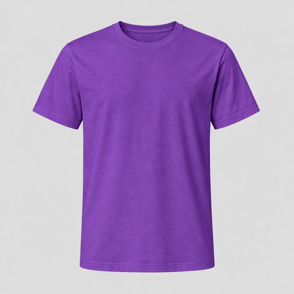 Purple T-shirt mockup