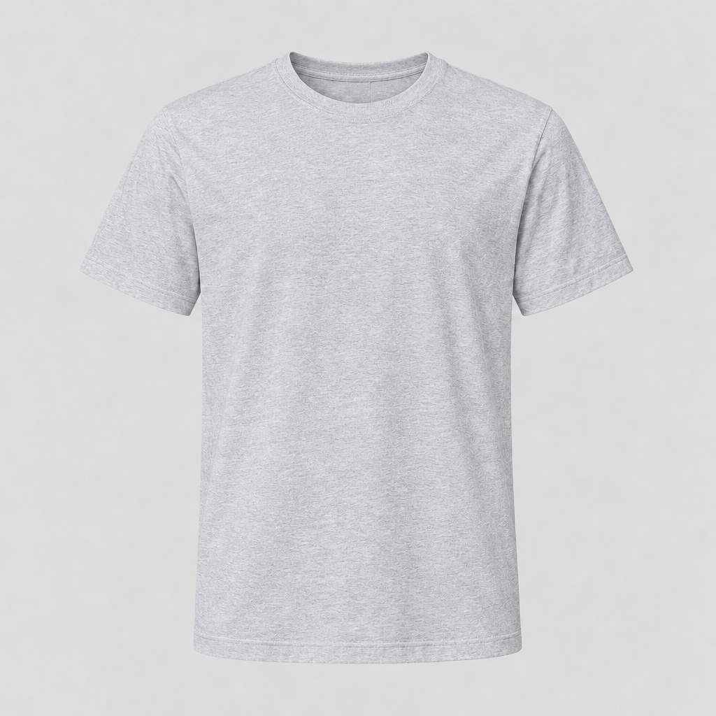 Grey T-shirt mockup