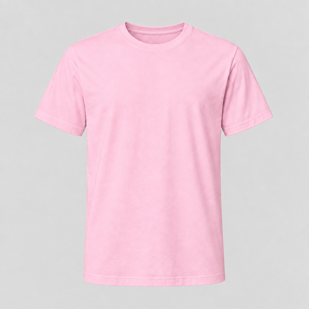 Pink T-shirt mockup
